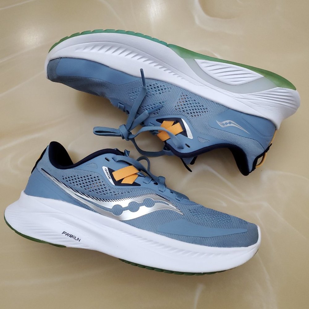 Saucony Guide 15 Women's Running Jacklope, Denim/Aqua S10684-90 - Picture 6 of 11